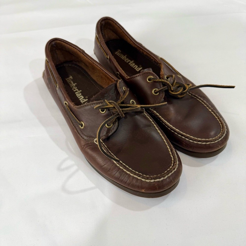 Classic Timberland 2 Eye Boat Shoe Size 10